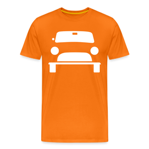 CLASSIC CAR SHIRT: MINI (white) - Orange