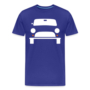 CLASSIC CAR SHIRT: MINI (white) - Königsblau