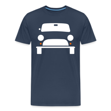 Laden Sie das Bild in den Galerie-Viewer, CLASSIC CAR SHIRT: MINI (white) - Navy