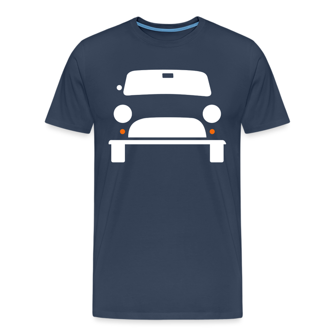 CLASSIC CAR SHIRT: MINI (white) - Navy