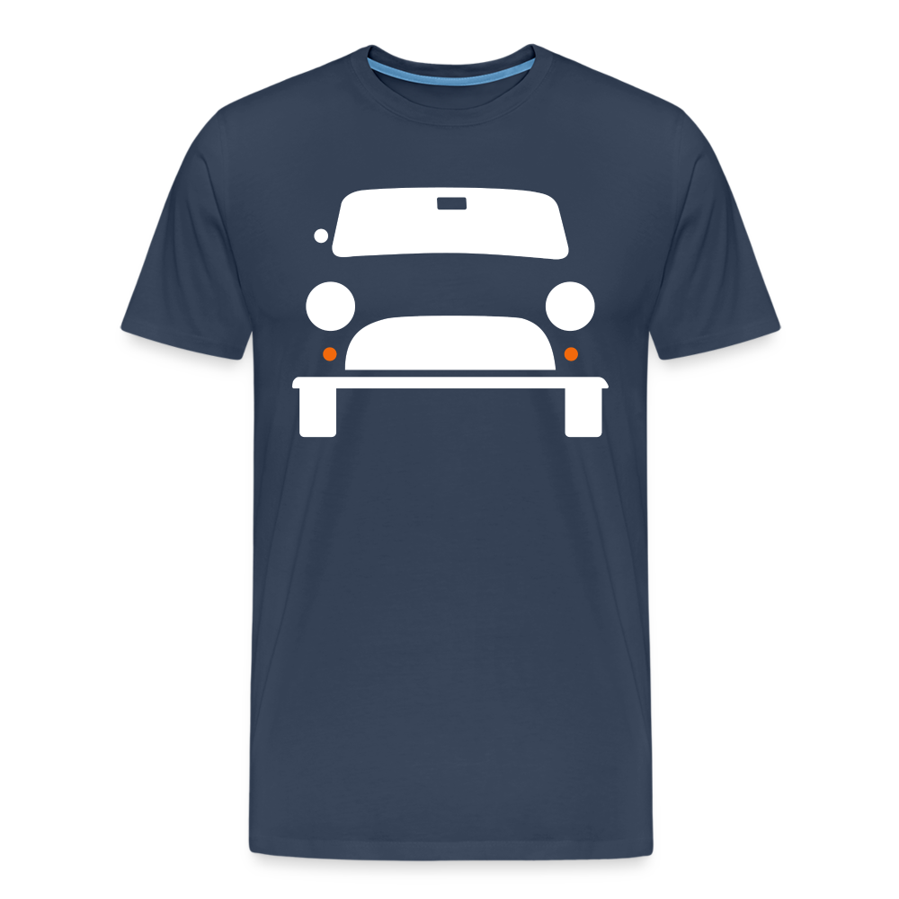 CLASSIC CAR SHIRT: MINI (white) - Navy