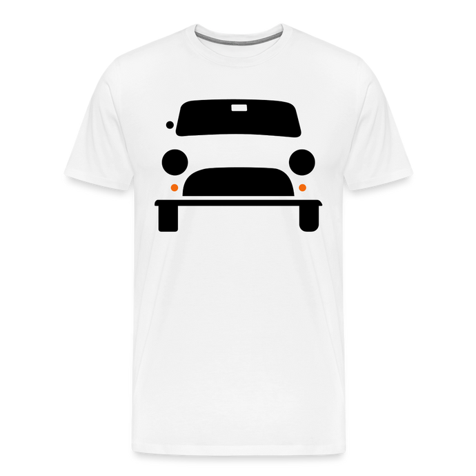 CLASSIC CAR SHIRT: MINI (black) - weiß