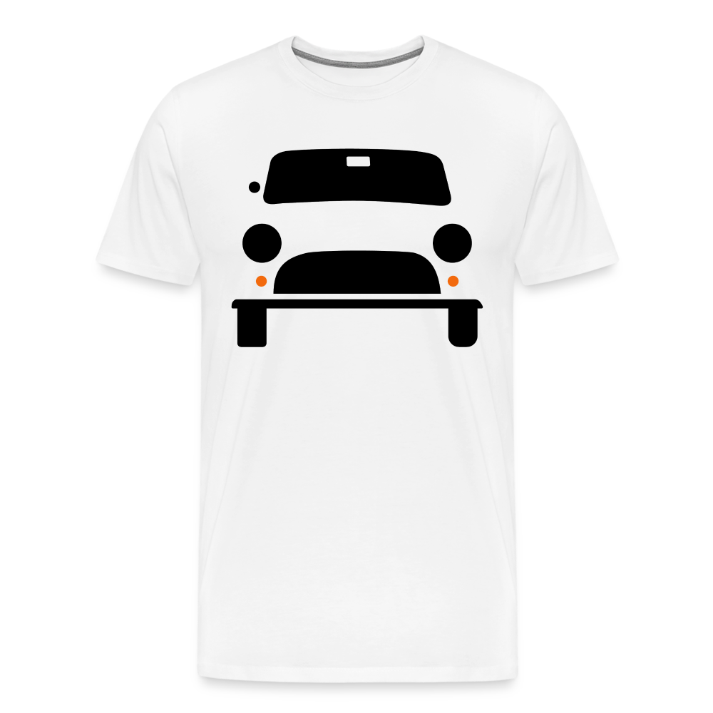 CLASSIC CAR SHIRT: MINI (black) - weiß