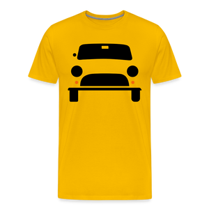 CLASSIC CAR SHIRT: MINI (black) - Sonnengelb