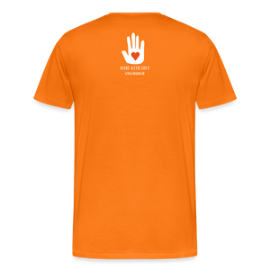 CLASSIC CAR SHIRT: PRSCH (white) - Orange