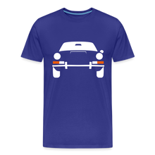 Laden Sie das Bild in den Galerie-Viewer, CLASSIC CAR SHIRT: PRSCH (white) - Königsblau