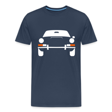 Laden Sie das Bild in den Galerie-Viewer, CLASSIC CAR SHIRT: PRSCH (white) - Navy