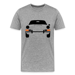 CLASSIC CAR SHIRT: PRSCH (black) - Grau meliert