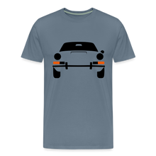 Laden Sie das Bild in den Galerie-Viewer, CLASSIC CAR SHIRT: PRSCH (black) - Blaugrau