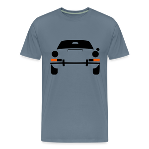 CLASSIC CAR SHIRT: PRSCH (black) - Blaugrau