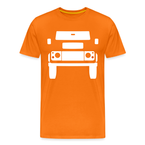CLASSIC CAR SHIRT: BRITISH OFFROAD NEW (white) - Orange