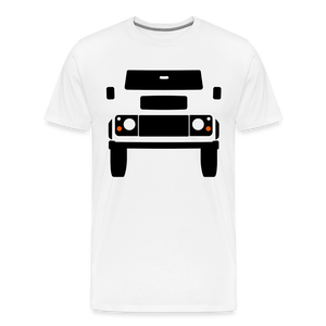 CLASSIC CAR SHIRT: BRITISH OFFROAD NEW (black) - weiß