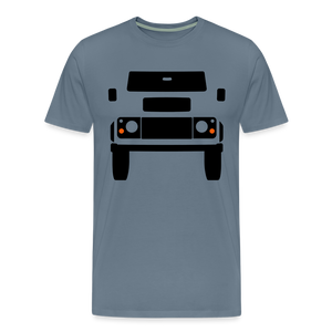 CLASSIC CAR SHIRT: BRITISH OFFROAD NEW (black) - Blaugrau