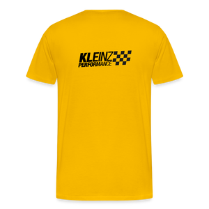 G KLEINZ PERFORMANCE SHIRT (black) - Sonnengelb