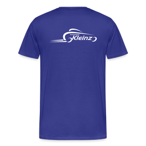 G KLEINZ AUTOMOBILE SHIRT (white) - Königsblau