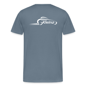 G KLEINZ AUTOMOBILE SHIRT (white) - Blaugrau