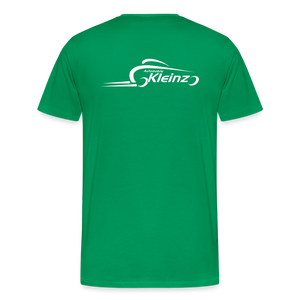 G KLEINZ AUTOMOBILE SHIRT (white) - Kelly Green