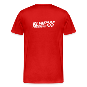 G KLEINZ PERFORMANCE SHIRT (white) - Rot