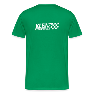 G KLEINZ PERFORMANCE SHIRT (white) - Kelly Green