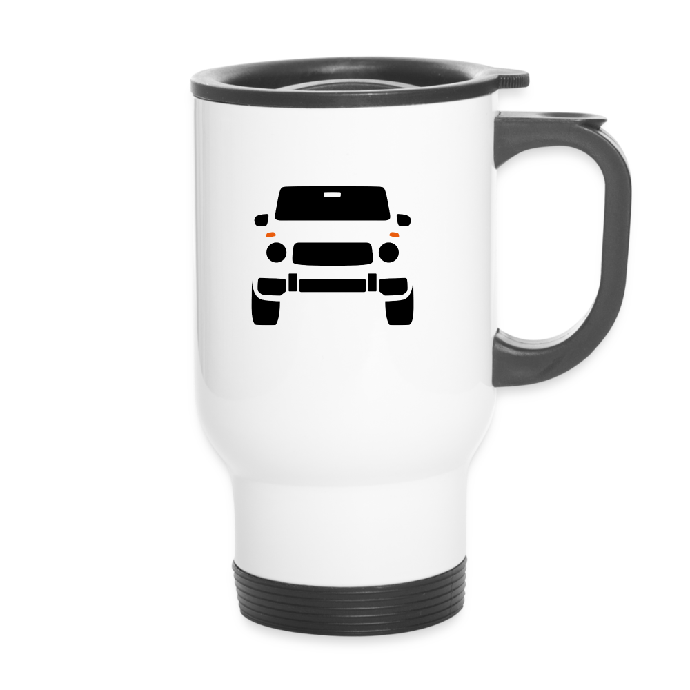 G KLEINZ AUTOMOBILE TRAVEL MUG - weiß