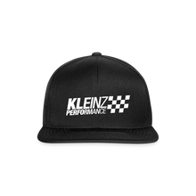 Laden Sie das Bild in den Galerie-Viewer, KLEINZ PERFORMANCE Snapback Cap - Schwarz/Schwarz