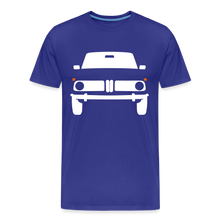 Laden Sie das Bild in den Galerie-Viewer, CLASSIC CAR SHIRT: NULL 2 (white) - Königsblau