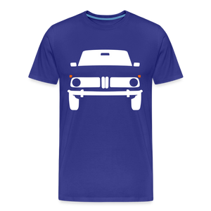 CLASSIC CAR SHIRT: NULL 2 (white) - Königsblau