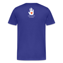 Laden Sie das Bild in den Galerie-Viewer, CLASSIC CAR SHIRT: NULL 2 (white) - Königsblau