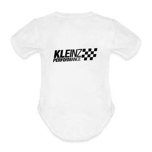 G KLEINZ PERFORMANCE Baby Bio-Kurzarm-Body (white) - weiß