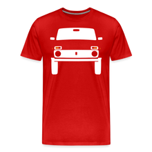 Laden Sie das Bild in den Galerie-Viewer, CLASSIC CAR SHIRT: Ni Va (white) - Rot