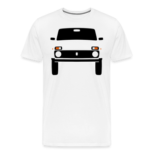 CLASSIC CAR SHIRT: Ni Va (black) - weiß