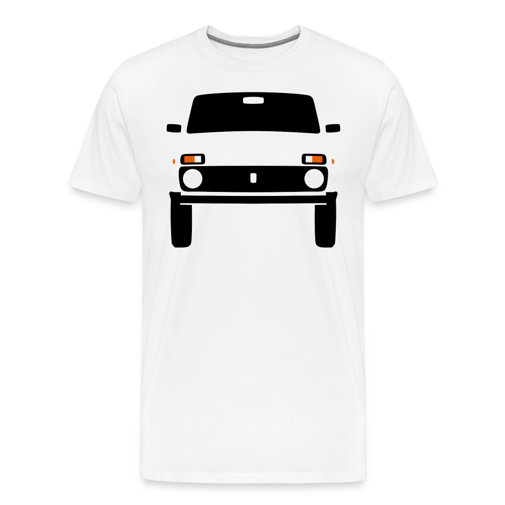 CLASSIC CAR SHIRT: Ni Va (black) - weiß
