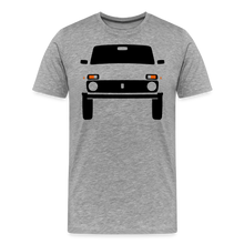 Laden Sie das Bild in den Galerie-Viewer, CLASSIC CAR SHIRT: Ni Va (black) - Grau meliert