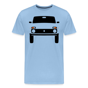 CLASSIC CAR SHIRT: Ni Va (black) - Sky