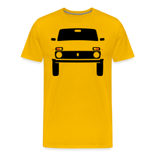 Laden Sie das Bild in den Galerie-Viewer, CLASSIC CAR SHIRT: Ni Va (black) - Sonnengelb