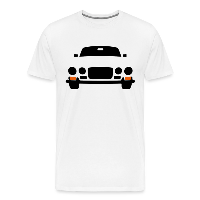 CLASSIC CAR SHIRT: X J (black) - weiß