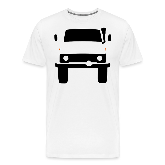 CLASSIC CAR SHIRT: MOG (black) - weiß