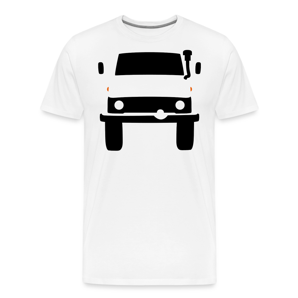 CLASSIC CAR SHIRT: MOG (black) - weiß