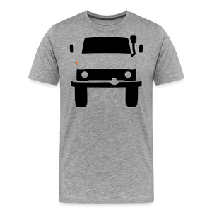 CLASSIC CAR SHIRT: MOG (black) - Grau meliert