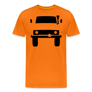 CLASSIC CAR SHIRT: MOG (black) - Orange