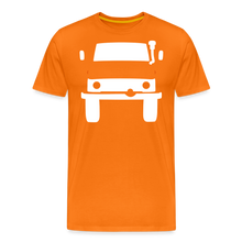 Laden Sie das Bild in den Galerie-Viewer, CLASSIC CAR SHIRT: MOG (white) - Orange