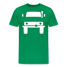 Laden Sie das Bild in den Galerie-Viewer, CLASSIC CAR SHIRT: MOG (white) - Kelly Green