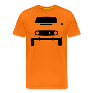 CLASSIC CAR SHIRT: Rvier (black) - Orange