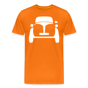 CLASSIC CAR SHIRT: iSETTA (white) - Orange