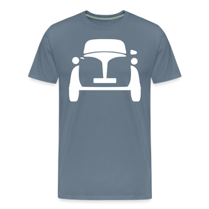 CLASSIC CAR SHIRT: iSETTA (white) - Blaugrau