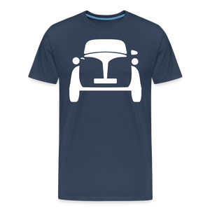 CLASSIC CAR SHIRT: iSETTA (white) - Navy