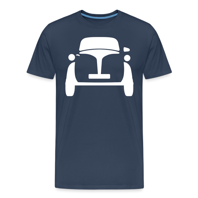 CLASSIC CAR SHIRT: iSETTA (white) - Navy