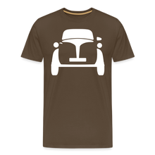 Laden Sie das Bild in den Galerie-Viewer, CLASSIC CAR SHIRT: iSETTA (white) - Edelbraun