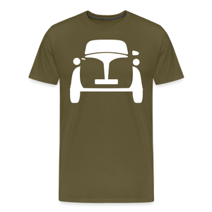 CLASSIC CAR SHIRT: iSETTA (white) - Khaki