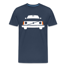 Laden Sie das Bild in den Galerie-Viewer, CLASSIC CAR SHIRT: 245 (white) - Navy